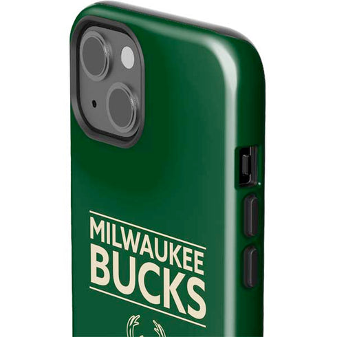 NBA Milwaukee Bucks Standard - Green iPhone 15 Impact Case